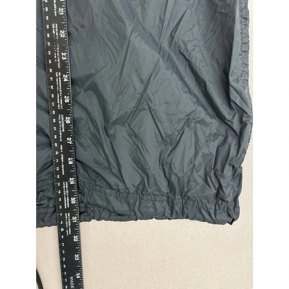 Adidas Originals Mens XL Black Trefoil Tape Sleeve Windbreaker Jacket AHN001